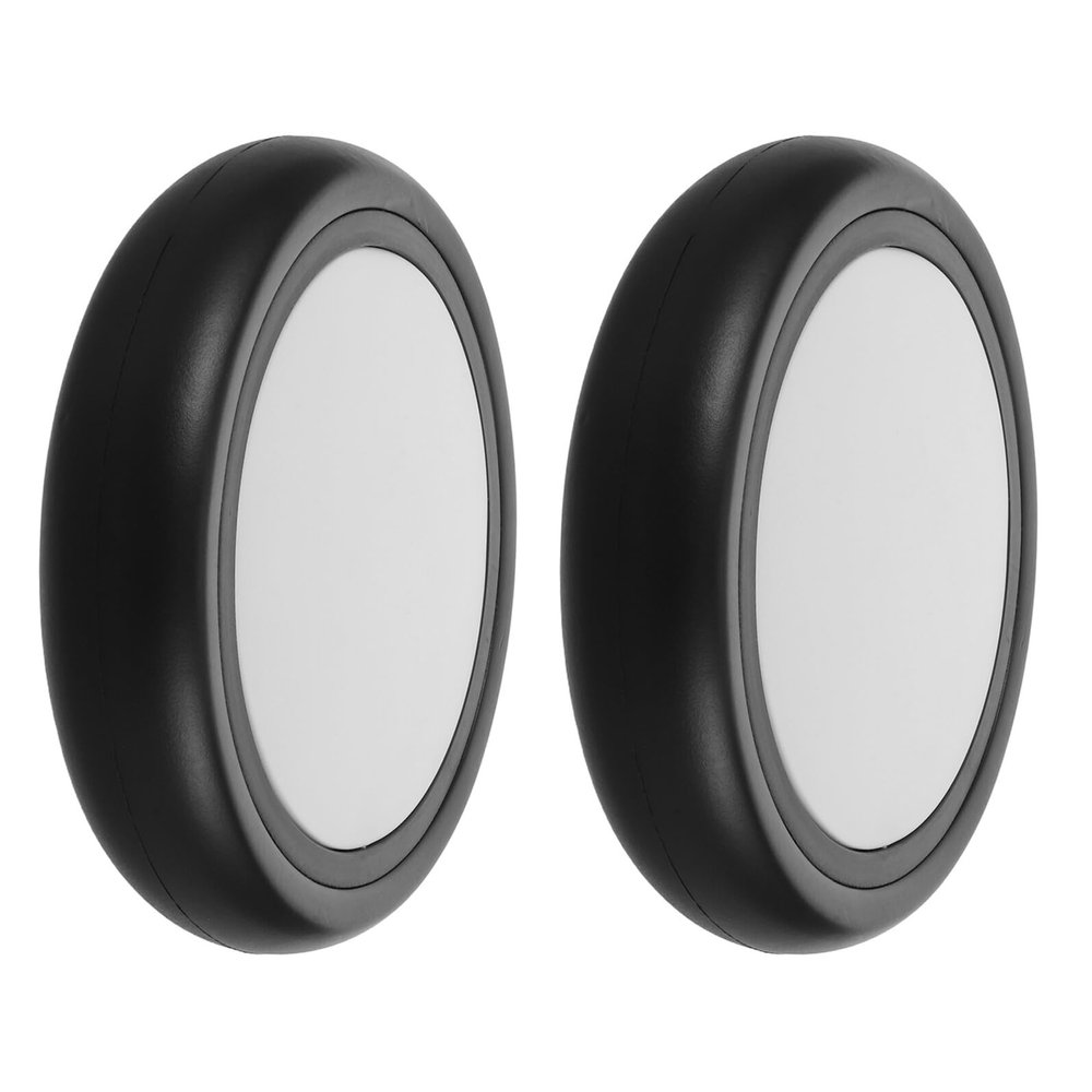 Totority Replacement Rubber Rear Wheels for Stroller and Pram, 1 Pair Stroller Accessories Compatible with Pushchair, Durable Pram Wheel for Comfortable Ride and Easy Assembly