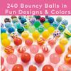 Uberoott 3/4" - 1 1/2" Mega Bulk 240 Pc. Mini Rubber Bouncy Ball Assortment view 2