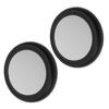 Abaodam Stroller Rear Wheels Replacement for Pram Pushchair Rubber Rear Caster Wheels Set of 2 Universal Cart Accessories view 1