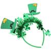 Toddmomy St Patricks Day Top Hat Headband Festival Hairband Party Prop Irish Holiday Headwear for Women view 1
