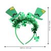 Toddmomy St Patricks Day Top Hat Headband Festival Hairband Party Prop Irish Holiday Headwear for Women view 2