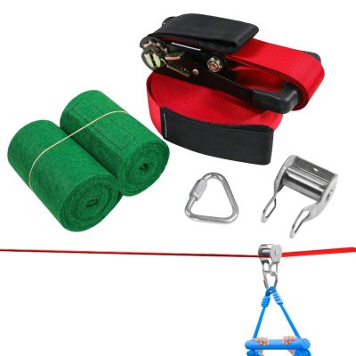 Slack Line Swing Set with Tree Protector Balance Toys