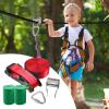Slack Line Swing Set with Tree Protector Balance Toys view 2