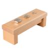 LLTCMAOYI Montessori Nut & Bolt Board, Toddler Fine Motor Skill Toy, Wooden Screw Driver Activity Set,Model b view 1