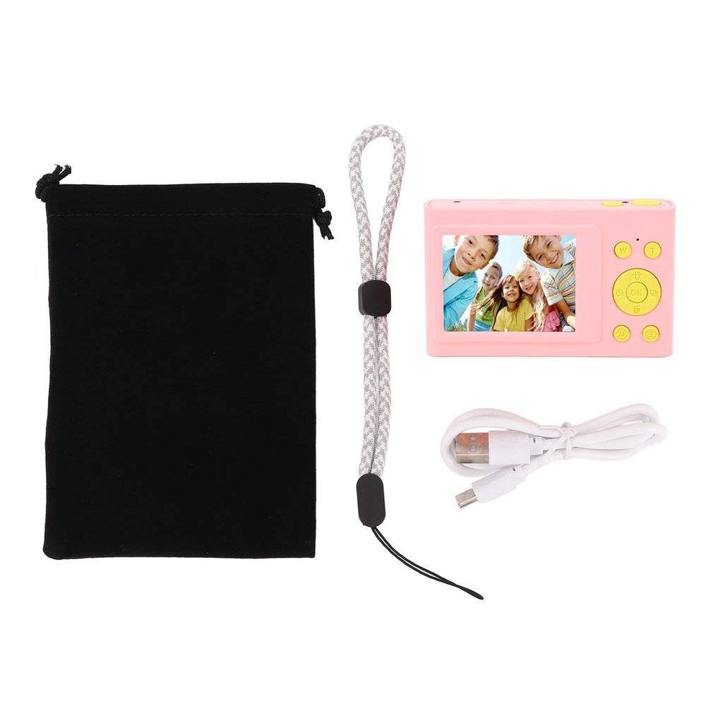1080P Kids Camera, 12MP Point and Shoot Digital Camera with 16X Digital Zoom, 2.4 Inch Color Screen Compact and Portable Small Camera for Boys and Girls - Full HD Video, Durable