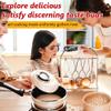 Mini Kitchen Real Cooking Sets with Electric Stove,Food Making for Beginner Cooking Educational Tool,Junior Easy Safe Tools Dishes Set (Pink) view 2