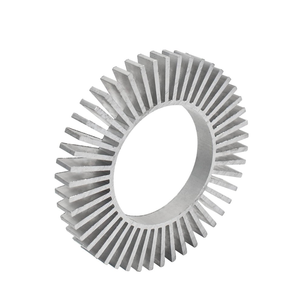 CHANCS Round Aluminum Heatsink Outer Diameter 90mm Bore 50mm Motor Heat Sink for TYC-50 TYD-50 Size Electric Motors