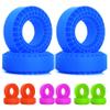 4pcs 1.9" Silicone Rubber Wheel Tires Insert Foam for 1/10 RC Crawler Car TRX4 Axial SCX10 Pro Capra TF2 GEN8 MST(Purple) view 2
