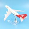ALHROEUO Miniature Scale 1 400 for Australian Air Qantas B747 Metal Aircraft 16cm Airways Plane Model W Stand Collection Ornaments Flying Toy Game Kits view 3