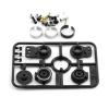 RC Cars Models Parts For Tamiya For TT01 For TT02 XV01 XV02 TD2 TD4 50473 51000 High Torque Servo Saver RC Car Upgrade Modification Parts(Black) view 1