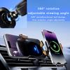 CVNRDGH Wireless Car Charger for Rivian R1S 2022-2026, Fast Charging Phone Mount with Stable Mechanical Clamp 360 Rotation Air Vent Holder for Auto view 2