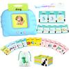 Aullsaty Talking Flash Cards for Toddlers 1-5 Years Old, Upgraded 536 Sight Words with 6 Songs Montessori Autism Sensory Toys, Educational Learning Speech Therapy Birthday Gifts for Boys Girls (Blue) view 1