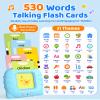 Aullsaty Talking Flash Cards for Toddlers 1-5 Years Old, Upgraded 536 Sight Words with 6 Songs Montessori Autism Sensory Toys, Educational Learning Speech Therapy Birthday Gifts for Boys Girls (Blue) view 3