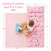Bunnikins & Clover Unicorn Toddler Nap Mat for Daycare, Kids Slumber Bag view 2