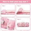 Bunnikins & Clover Unicorn Toddler Nap Mat for Daycare, Kids Slumber Bag view 4