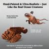 AENIMELY Anglerfish & Sunfish Figurines,7pcs Sea Ocean Marine Animal Figurines for Firay Garden, Science Educational Play, Fish Tank Decoration, Birthday Cake Topper Gifts Party Favors Toys for Kid view 4