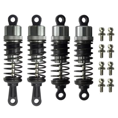 RC car Components Compatible With HBX For HAIBOXING 901 901A 903 903A 905 905A 1/12 RC Car Upgrade Parts Front And Rear Metal Oil Shock Absorber 90201