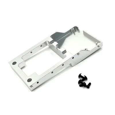RC Repair Parts Compatible with MN for MN78 1/12 RC Car Upgrade Parts Accessories Metal Steering Servo Fixed Mount Bracket Beam(Silver)