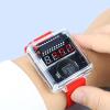 Pjeghbvop LED Wristwatches Kits Includes Circuit Board Straps Parts Creative Soldering for Educational Activity Adults LED Electronic Clock Kits view 3