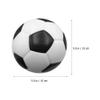 Ciieeo Silent Bouncy Ball for Kids, Mute Sponge Ball Toy, Indoor Soft Foam for Children's Play, Black and White Pattern, 5. 9 Inch view 2