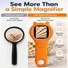 Bug Exploration Microscope for Kids, 500X Handheld Digital Microscope with 2" IPS Screen, Backyard Adventure STEM Science Toy Age 5-12 (Orange) view 2