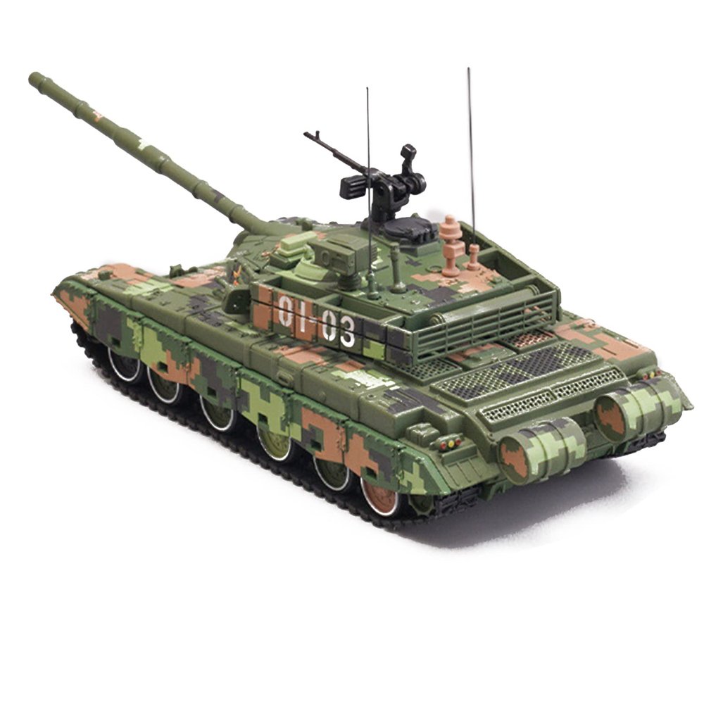 MLKOSS 1:72 Alloy Model China ZTZ 99A Tank Armored Vehicle Republic Cavalry Ornament