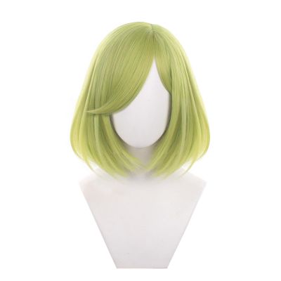 Witch Hat Atelier Coco Cosplay Wig, Heat-Resistant, Short Bob, Light Green