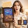 Lenticular Puzzles for Adults, 2 in 1 Dynamic Animals Puzzles, Flip, and Gradient Visual Puzzle with Challenging and Fun, Unique Gift Idea for Women Men, 6.8 in. * 8.8 in Carp and Shark Puzzle view 3