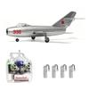 MinimumRC MiG-15 Micro EDF RC Plane 4CH 2.4GHz Gyro Stabilized 30mm Ducted Fan Jet, Aerodynamic Fixed Wing Aircraft Kit with Detachable Landing Gear, Brushed Power Motor (Right Throttle/4 Batteries) view 1