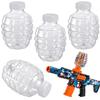 4Pcs Plastic Hopper Gel Bead Subpackage Bottle, Gel Blaster Accessories view 1