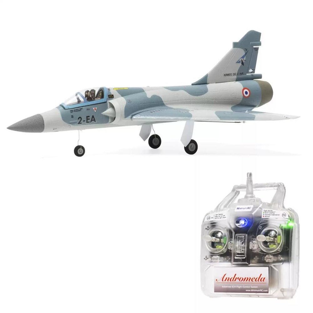 MinimumRC Phantom 2000 4CH RC Jet Plane 2.4GHz Gyro Stabilized Brushless EDF Aircraft 310mm Wingspan High-Speed Delta Wing RC Airplane with Multiple Flight Modes (3 Batteries/Right-Hand Throttle)