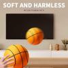 Basketball Toy - Silent Indoor Practice Ball, Noise Free Dribble Training Equipment with Soft Foam Build Bounce Control Design, Quiet Play Skill Development Function, Ideal for Home Gym Apartment Wall view 4