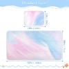 Blue-Pink Gradient Cooling Baby Washable Mattress 28" x 52" Absorbent Crib Padding for Sides for Kids, Adult view 2
