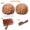 Natural Chinese Wenwan Walnuts, with Cleaning Brush and Gift Box - Hand Therapy Stress Relief Meditation Balls, Gift for Fathers and Collectors1 Set view 4