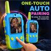 Video Walkie Talkie Toys for Age 3 4 5 6 7 8 9 10 11 12 Boys, 2 Pack Rechargeable Walkie Talkies with Screen, Christmas Birthday Gifts for Boys Kids Outdoor Camping (Blue) view 2