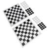 International Checkers Set 2Set Plastic Film Checkerboard Travel Board Games Set for Parties Outdoor Camping Light Weight view 4