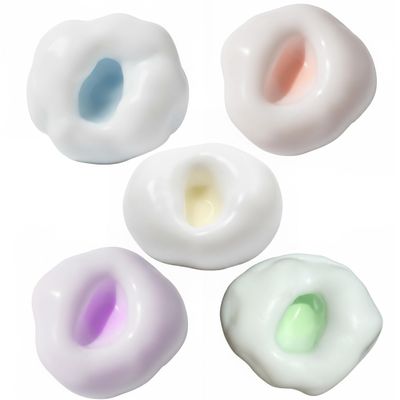 Super Moldable Soft Squeeze Crunchy Stress Balls 5 Pack 6cm Squish Fidget Toys for Anxiety Relief Balls