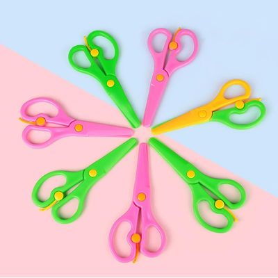 TODDER Children's Scissors Small School Student Stainless Steel Scissors