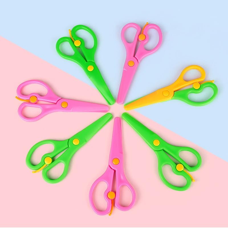 TODDER Children's Scissors Small School Student Stainless Steel Scissors