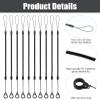 10 Pcs Pen Tether, Clipboard Pen Holder Attachment Pens Chain Lanyard view 3