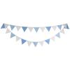 2sets 5.1M Cotton Fabric Bunting 24 Pennant Flags Wedding Party Decor Banner Home Baby Shower Carnival Garland(NO052) view 4