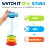 PracticeJQDEN Montessori Toys for 1 Year Old, Spinning Stacker view 3
