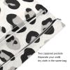 Gkseojer Leopard Prints Animals Pattern Wet Bags Set of 2 Pcs Reusable Wet Dry Bags for Diaper Swimsuit Fitness view 3