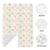 AuHomea Tea Party Baby Car Seat Canopy and Nursing Cover for Breastfeeding Multi-Use Cover Lightweight Infant Stretchy Carrier Carseat Winter Cover for Newborn Girls Boys view 3