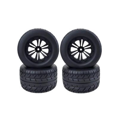 4PCS 115mm RC Buggy Tires and Wheels with 12mm Hub Hex for 1/10 Scale Off-Road Vehicles