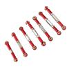 Alomejor RC Car Metal Pull Rods, 7pcs Servo Linkage Set with Screwdriver for 144001 1 14 Scale RC Car, Lightweight Durable (Red) view 4