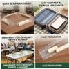 Mahjong Racks with Pushers Upgraded American Mahjong Stand Set, Convenient & Sturdy Holder Combo with Separate Pushers view 4