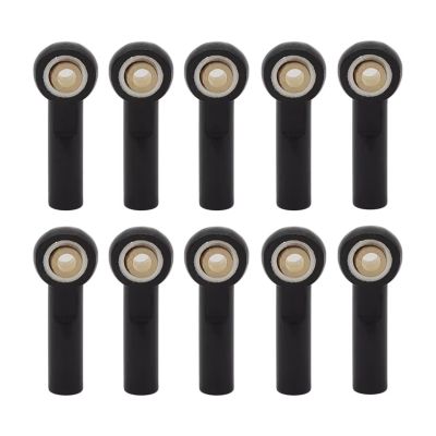 RC Car Assortment for Axial for SCX10 II D90 D110 for Tamiya CC01 M3 Metal Connecting Rod Tie End Ball Joint 1/10 rc Car Parts(Black)