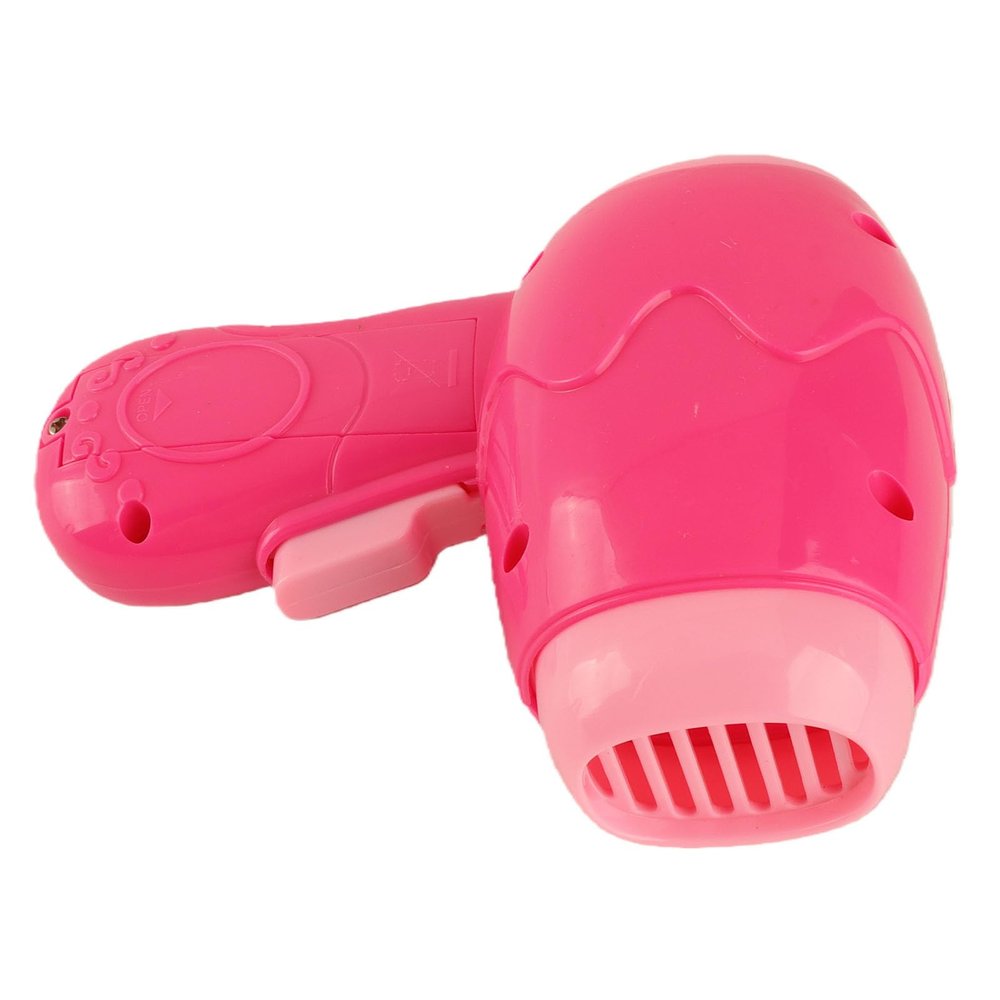 Aumotop Electric Pretend Hair Dryer Safe Child Friendly Design Interactive Fun for Family Playtime Pink