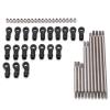 Alomejor RC Metal Link Tie Rod Pull Rod, Stainless Steel Upgrade Kit for 1/10 RC Car, with Ball End Set for Improved Durability and Stability view 1